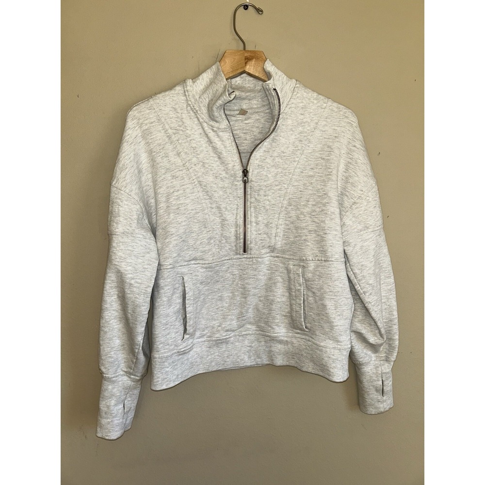 Free People Adeline Pullover grey small